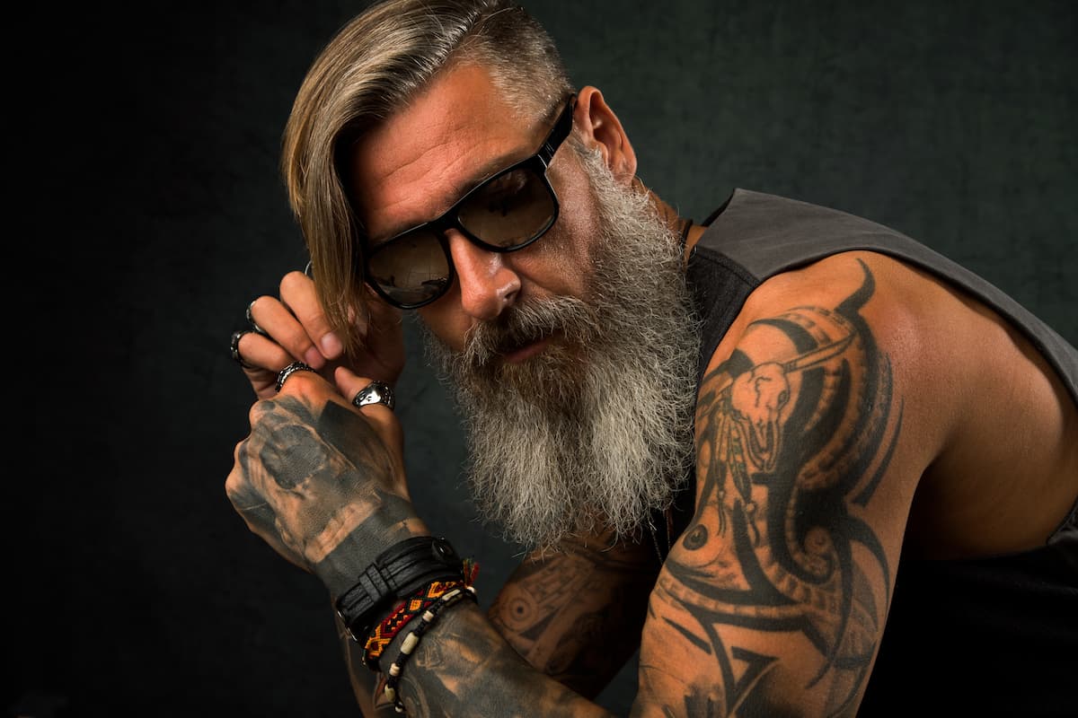 faux tatouage tete de mort